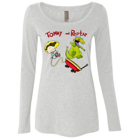 Tommy and Reptar Women's Triblend Long Sleeve Shirt