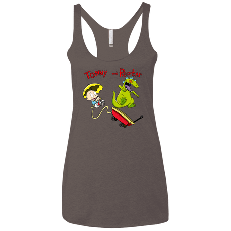 Tommy and Reptar Women's Triblend Racerback Tank