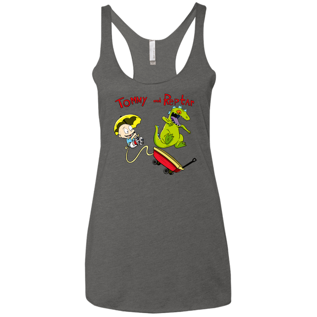 T-Shirts Premium Heather / X-Small Tommy and Reptar Women's Triblend Racerback Tank