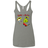 T-Shirts Venetian Grey / X-Small Tommy and Reptar Women's Triblend Racerback Tank