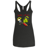 T-Shirts Vintage Black / X-Small Tommy and Reptar Women's Triblend Racerback Tank