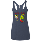 T-Shirts Vintage Navy / X-Small Tommy and Reptar Women's Triblend Racerback Tank