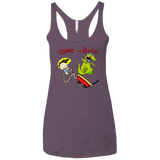 T-Shirts Vintage Purple / X-Small Tommy and Reptar Women's Triblend Racerback Tank