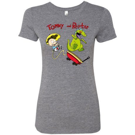 T-Shirts Premium Heather / S Tommy and Reptar Women's Triblend T-Shirt