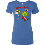 T-Shirts Vintage Royal / S Tommy and Reptar Women's Triblend T-Shirt