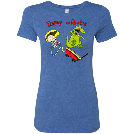 T-Shirts Vintage Royal / S Tommy and Reptar Women's Triblend T-Shirt