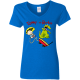 T-Shirts Royal / S Tommy and Reptar Women's V-Neck T-Shirt