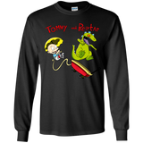 T-Shirts Black / YS Tommy and Reptar Youth Long Sleeve T-Shirt
