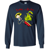 T-Shirts Navy / YS Tommy and Reptar Youth Long Sleeve T-Shirt