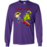 T-Shirts Purple / YS Tommy and Reptar Youth Long Sleeve T-Shirt