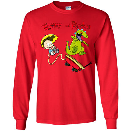 T-Shirts Red / YS Tommy and Reptar Youth Long Sleeve T-Shirt