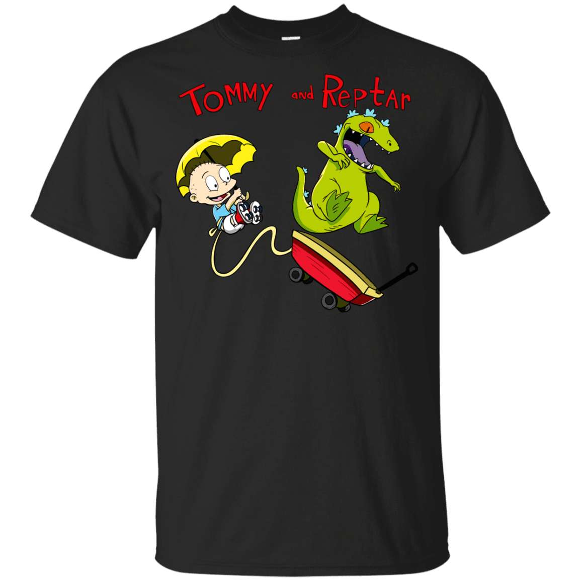 T-Shirts Black / YXS Tommy and Reptar Youth T-Shirt