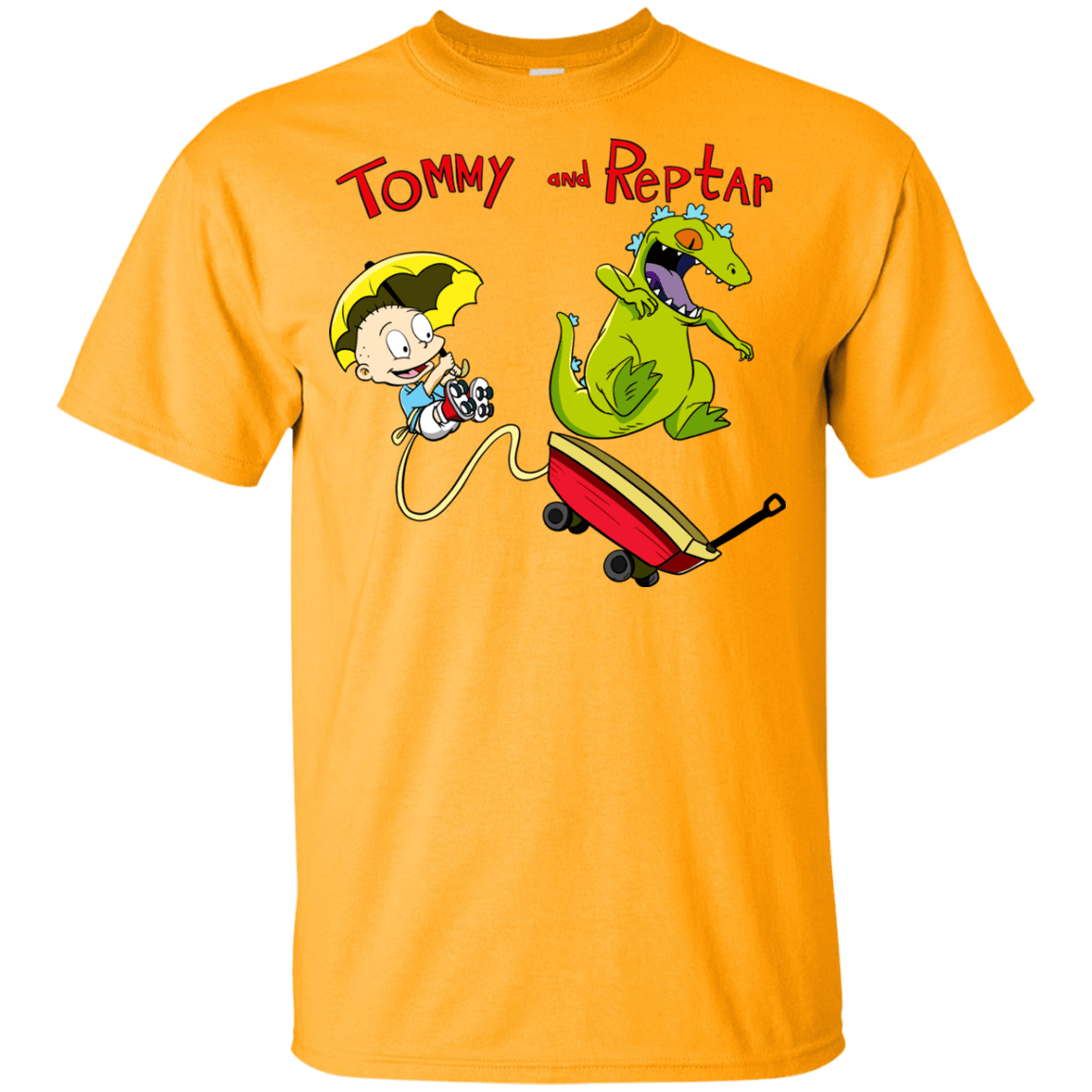 T-Shirts Gold / YXS Tommy and Reptar Youth T-Shirt