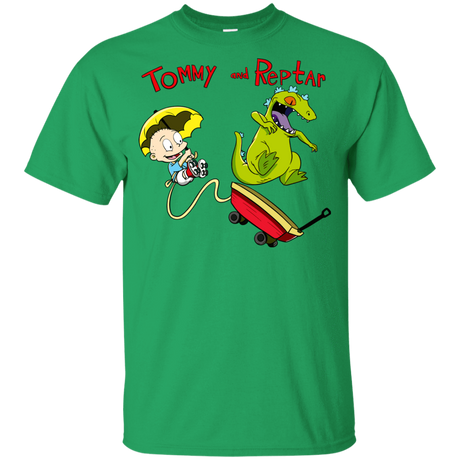 T-Shirts Irish Green / YXS Tommy and Reptar Youth T-Shirt