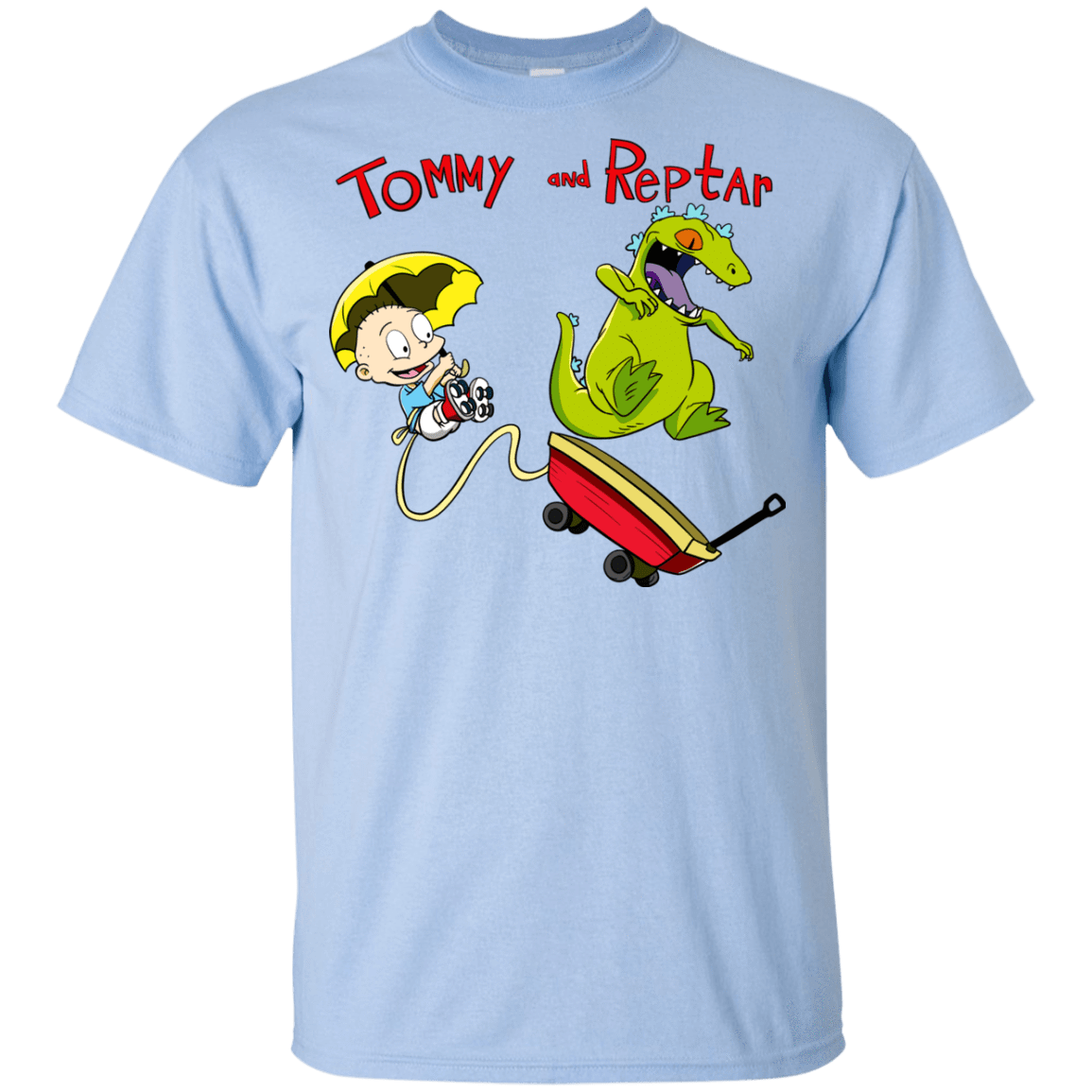 T-Shirts Light Blue / YXS Tommy and Reptar Youth T-Shirt