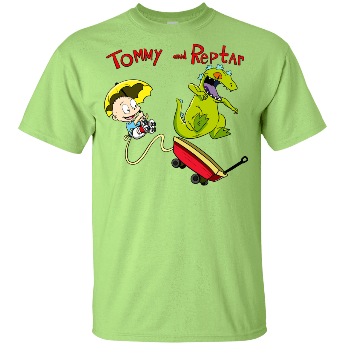 T-Shirts Mint Green / YXS Tommy and Reptar Youth T-Shirt