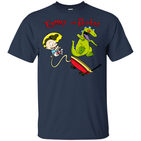 T-Shirts Navy / YXS Tommy and Reptar Youth T-Shirt