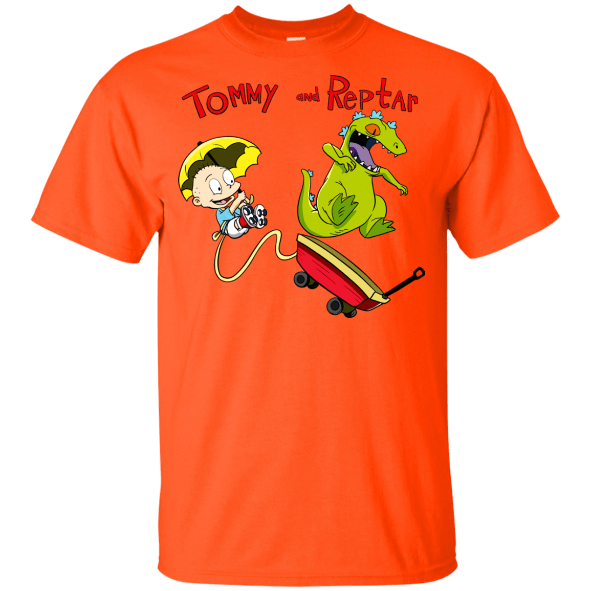 T-Shirts Orange / YXS Tommy and Reptar Youth T-Shirt