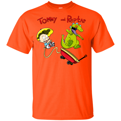 T-Shirts Orange / YXS Tommy and Reptar Youth T-Shirt