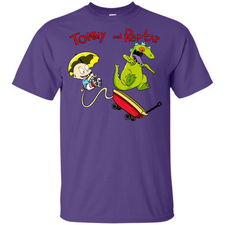 T-Shirts Purple / YXS Tommy and Reptar Youth T-Shirt