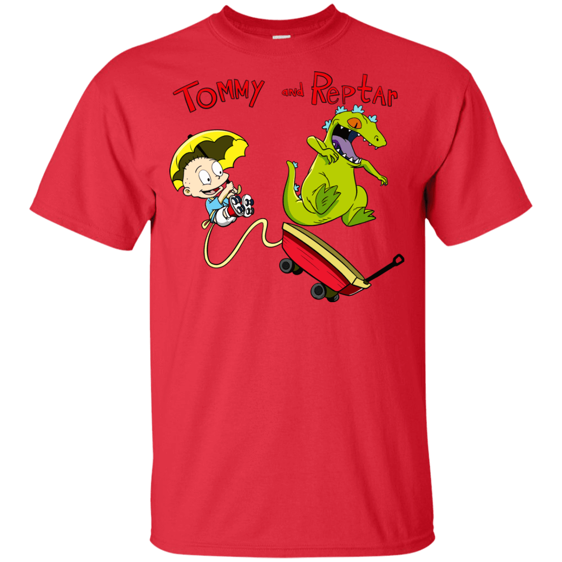 T-Shirts Red / YXS Tommy and Reptar Youth T-Shirt