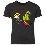 T-Shirts Vintage Black / YXS Tommy and Reptar Youth Triblend T-Shirt