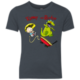 T-Shirts Vintage Navy / YXS Tommy and Reptar Youth Triblend T-Shirt