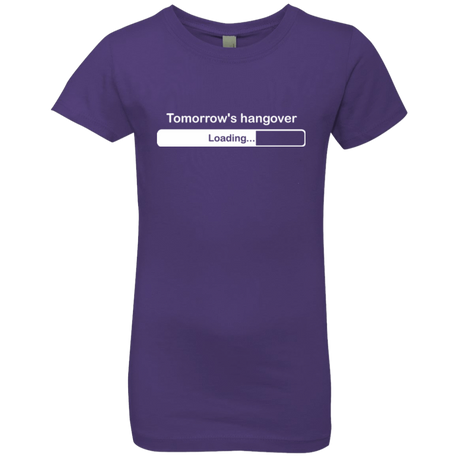 T-Shirts Purple Rush / YXS Tomorrow's hangover Girls Premium T-Shirt