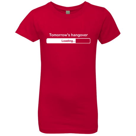 T-Shirts Red / YXS Tomorrow's hangover Girls Premium T-Shirt