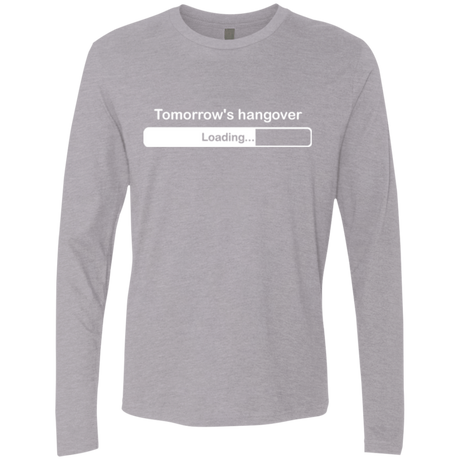T-Shirts Heather Grey / Small Tomorrow's hangover Men's Premium Long Sleeve