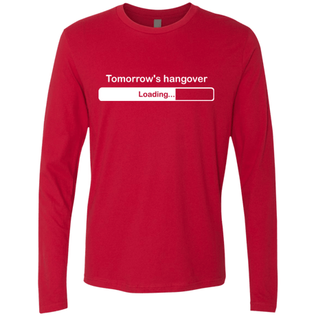 T-Shirts Red / Small Tomorrow's hangover Men's Premium Long Sleeve