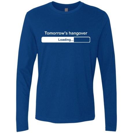 T-Shirts Royal / Small Tomorrow's hangover Men's Premium Long Sleeve