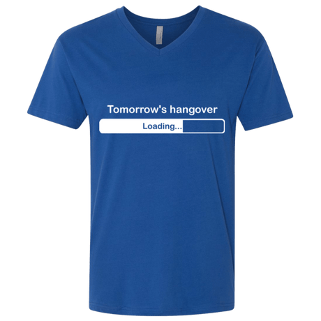 T-Shirts Royal / X-Small Tomorrow's hangover Men's Premium V-Neck