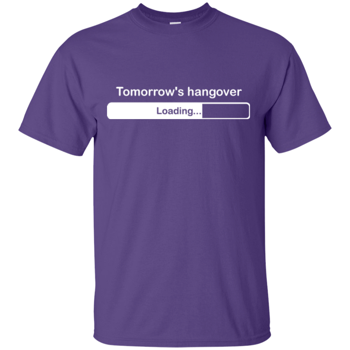 T-Shirts Purple / Small Tomorrow's hangover T-Shirt