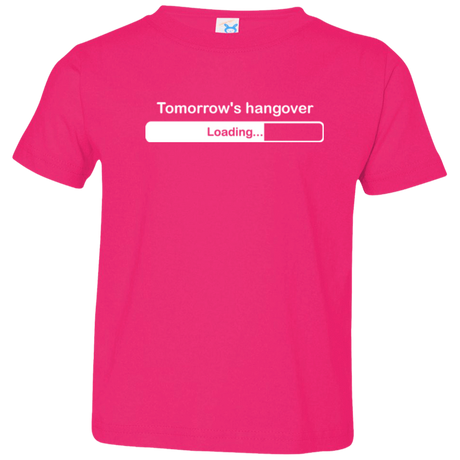 T-Shirts Hot Pink / 2T Tomorrow's hangover Toddler Premium T-Shirt