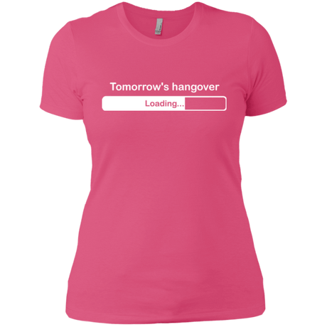 T-Shirts Hot Pink / X-Small Tomorrow's hangover Women's Premium T-Shirt