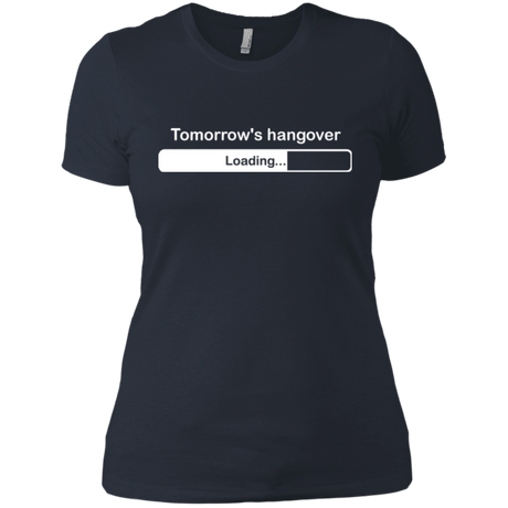 T-Shirts Indigo / X-Small Tomorrow's hangover Women's Premium T-Shirt
