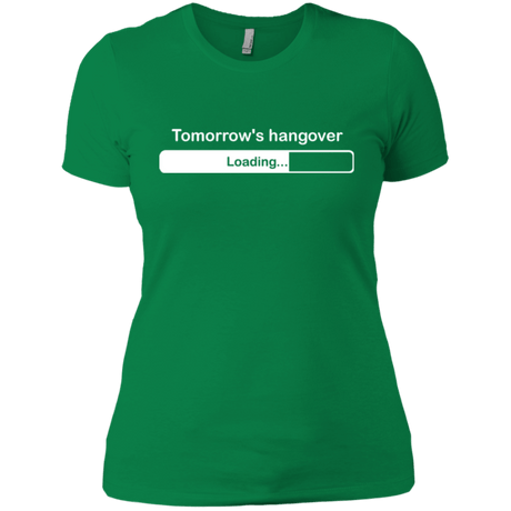 T-Shirts Kelly Green / X-Small Tomorrow's hangover Women's Premium T-Shirt