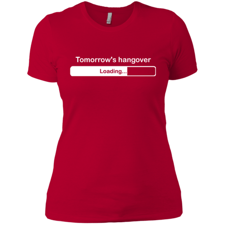 T-Shirts Red / X-Small Tomorrow's hangover Women's Premium T-Shirt