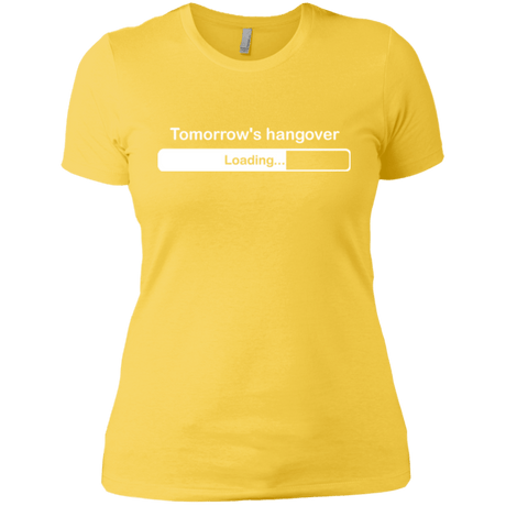 T-Shirts Vibrant Yellow / X-Small Tomorrow's hangover Women's Premium T-Shirt