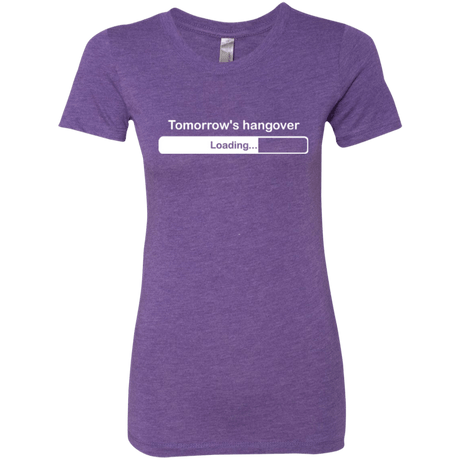 T-Shirts Purple Rush / Small Tomorrow's hangover Women's Triblend T-Shirt