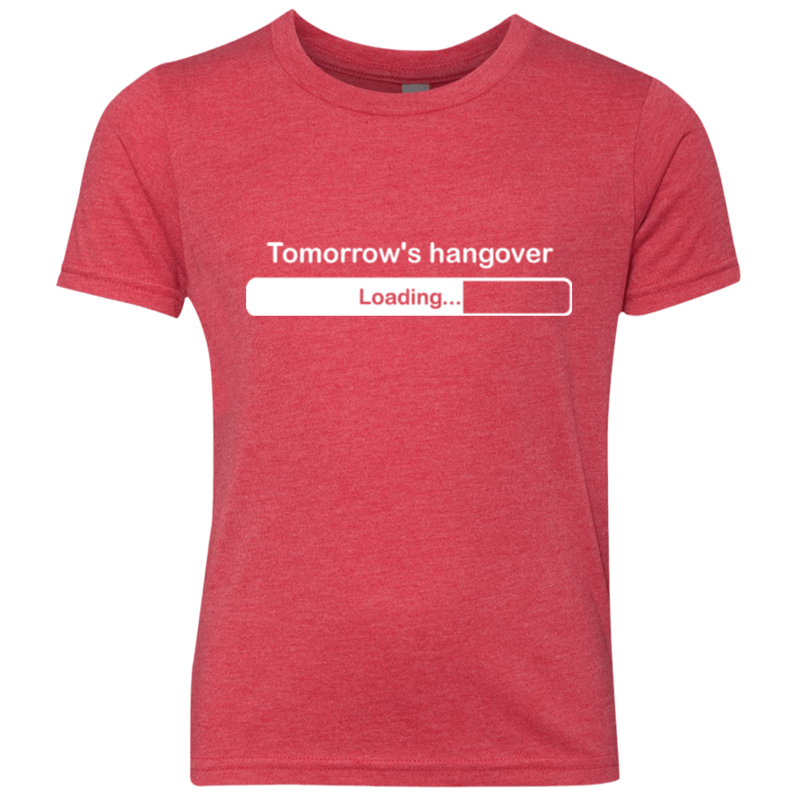 T-Shirts Vintage Red / YXS Tomorrow's hangover Youth Triblend T-Shirt