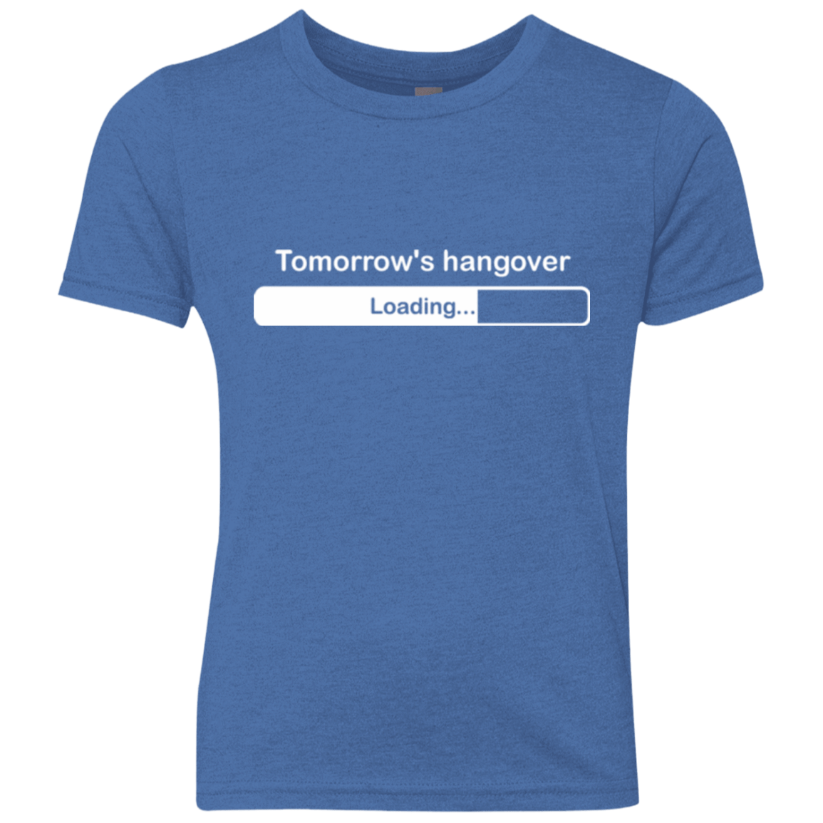 T-Shirts Vintage Royal / YXS Tomorrow's hangover Youth Triblend T-Shirt
