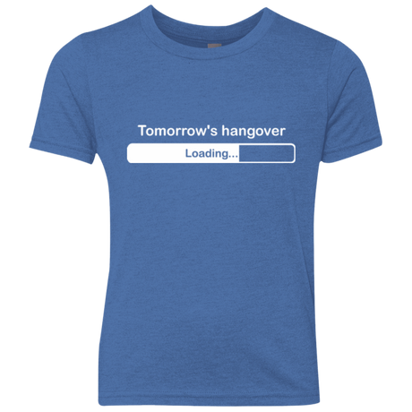 T-Shirts Vintage Royal / YXS Tomorrow's hangover Youth Triblend T-Shirt