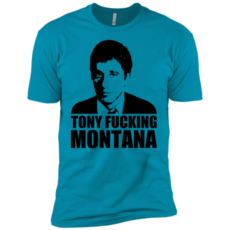 T-Shirts Turquoise / YXS Tony Fucking Montana Boys Premium T-Shirt