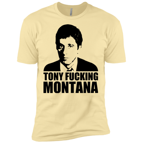 T-Shirts Banana Cream / X-Small Tony Fucking Montana Men's Premium T-Shirt