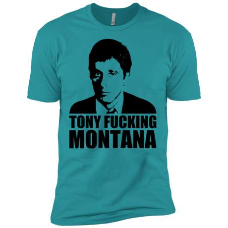 T-Shirts Tahiti Blue / X-Small Tony Fucking Montana Men's Premium T-Shirt