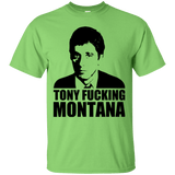 T-Shirts Lime / Small Tony Fucking Montana T-Shirt