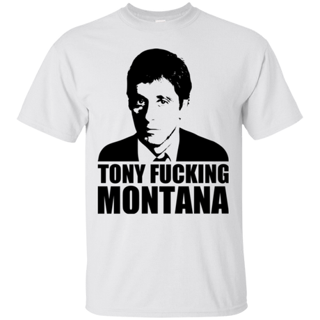T-Shirts White / Small Tony Fucking Montana T-Shirt