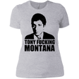T-Shirts Heather Grey / X-Small Tony Fucking Montana Women's Premium T-Shirt